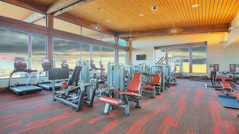 Fitness Center inside the Sandia Center