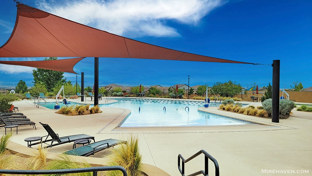 Swimming pool in the Sandia Amenity Center