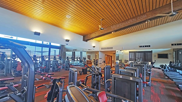 Fitness Center inside the Sandia Center